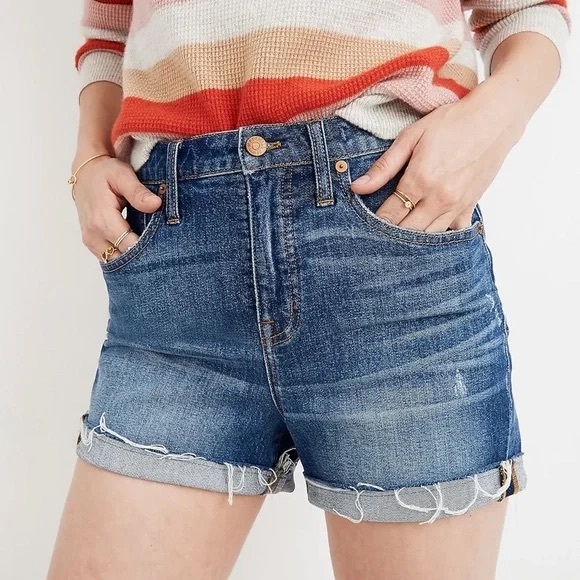 Madewell Pants - Madewell High-Rise Denim Shorts